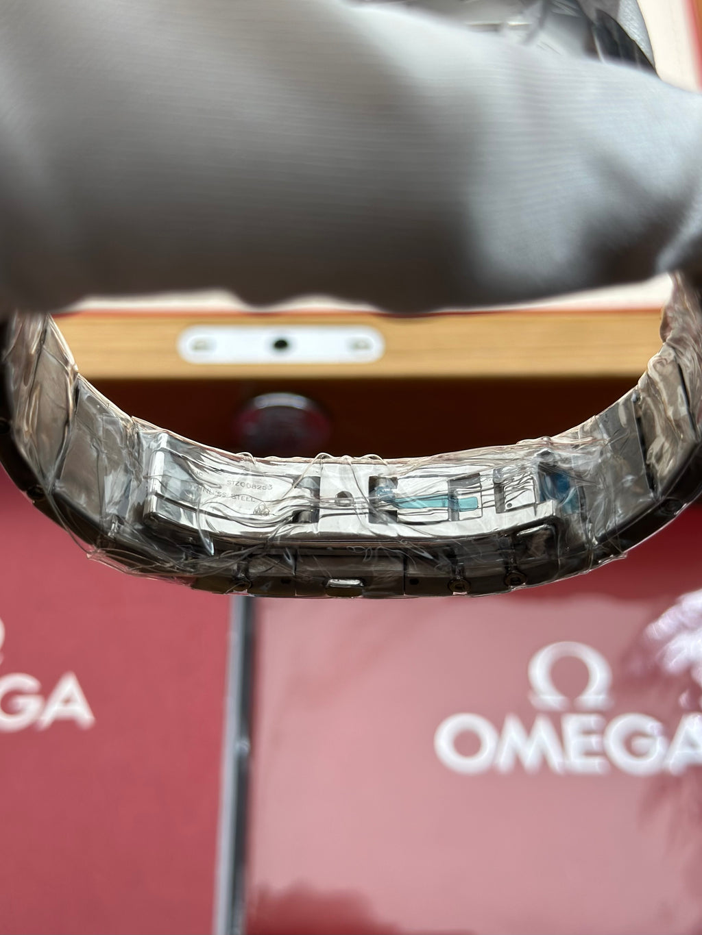 Omega White Automatic (self-winding) watch