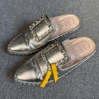 rv Silver Flat shoes