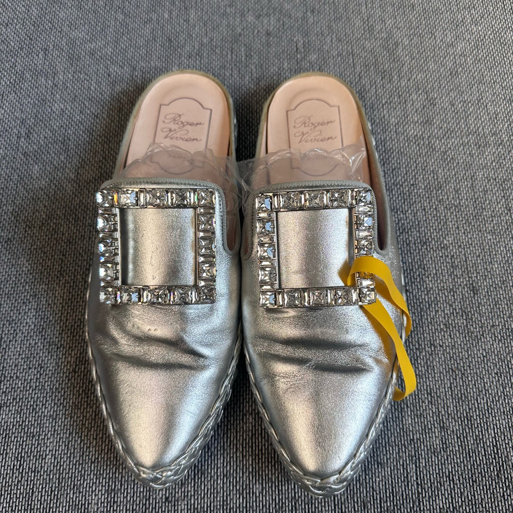 rv Silver Flat shoes