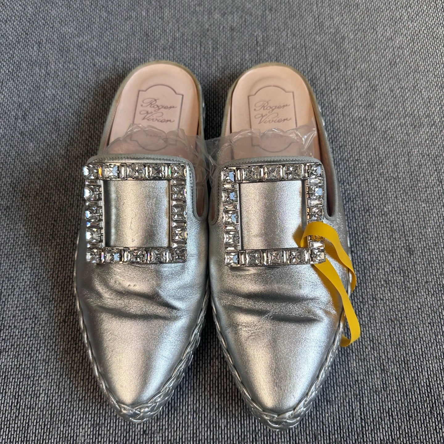 rv Silver Flat shoes