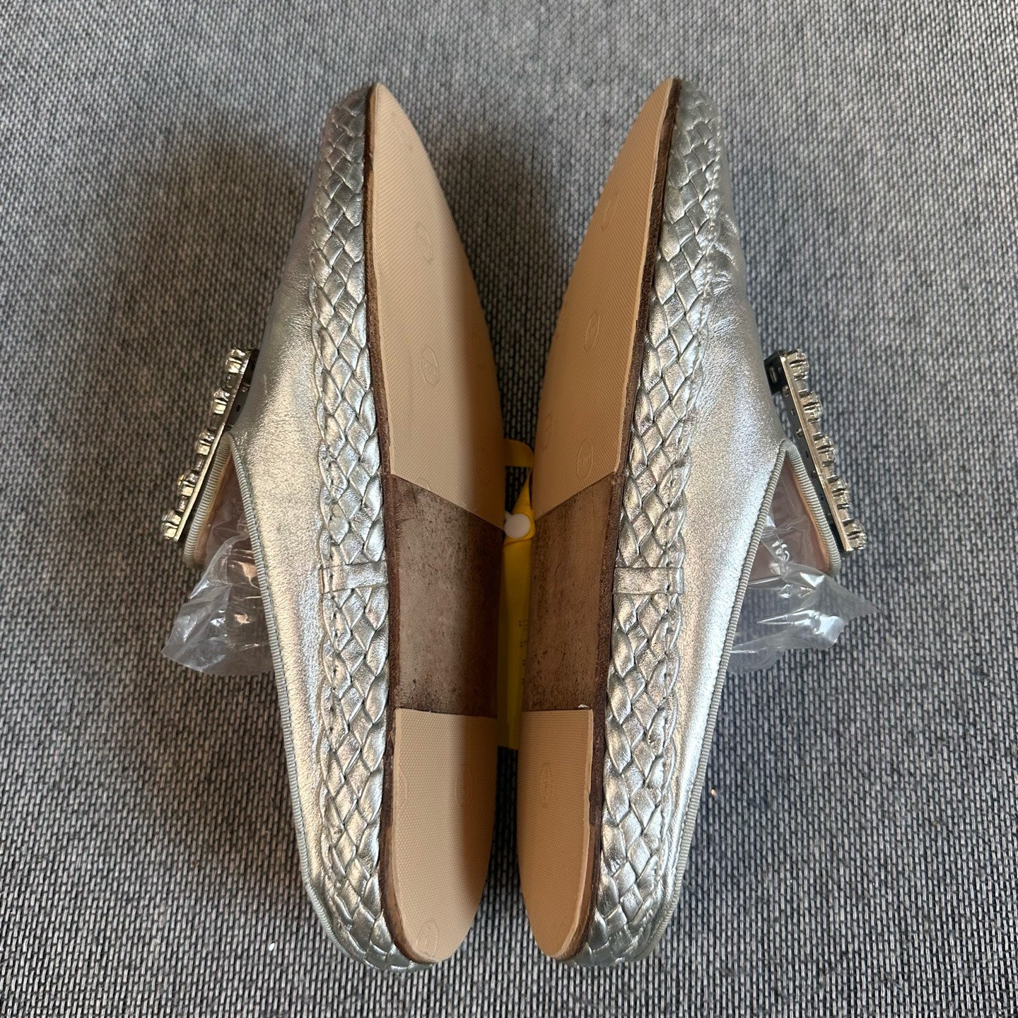 rv Silver Flat shoes