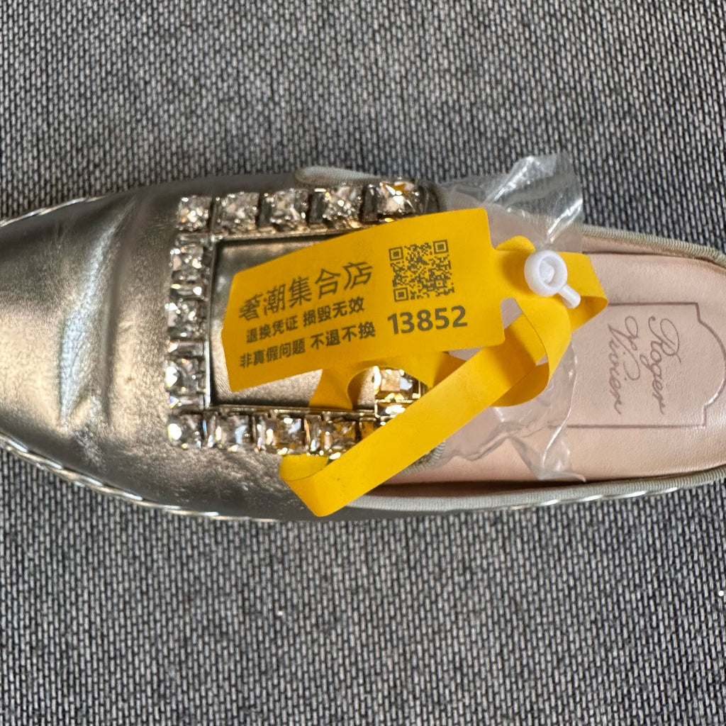 rv Silver Flat shoes