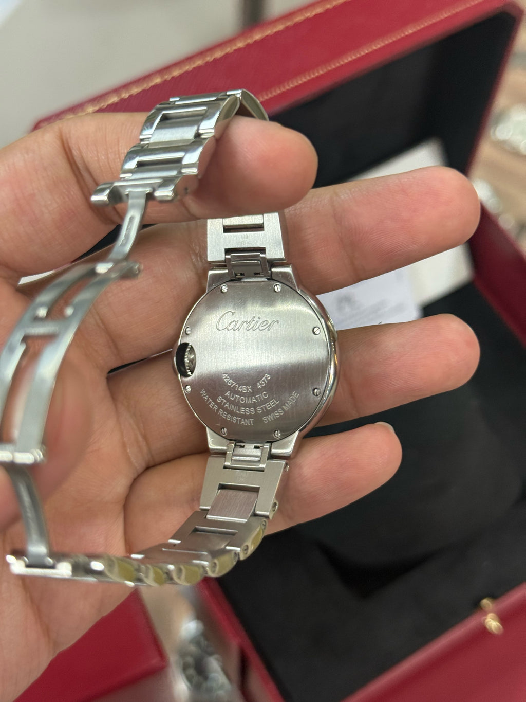 Cartier Ballon Bleu de Cartier Cartier Blue Balloon watch Mechanical watch 33 millimeters WSBB0046