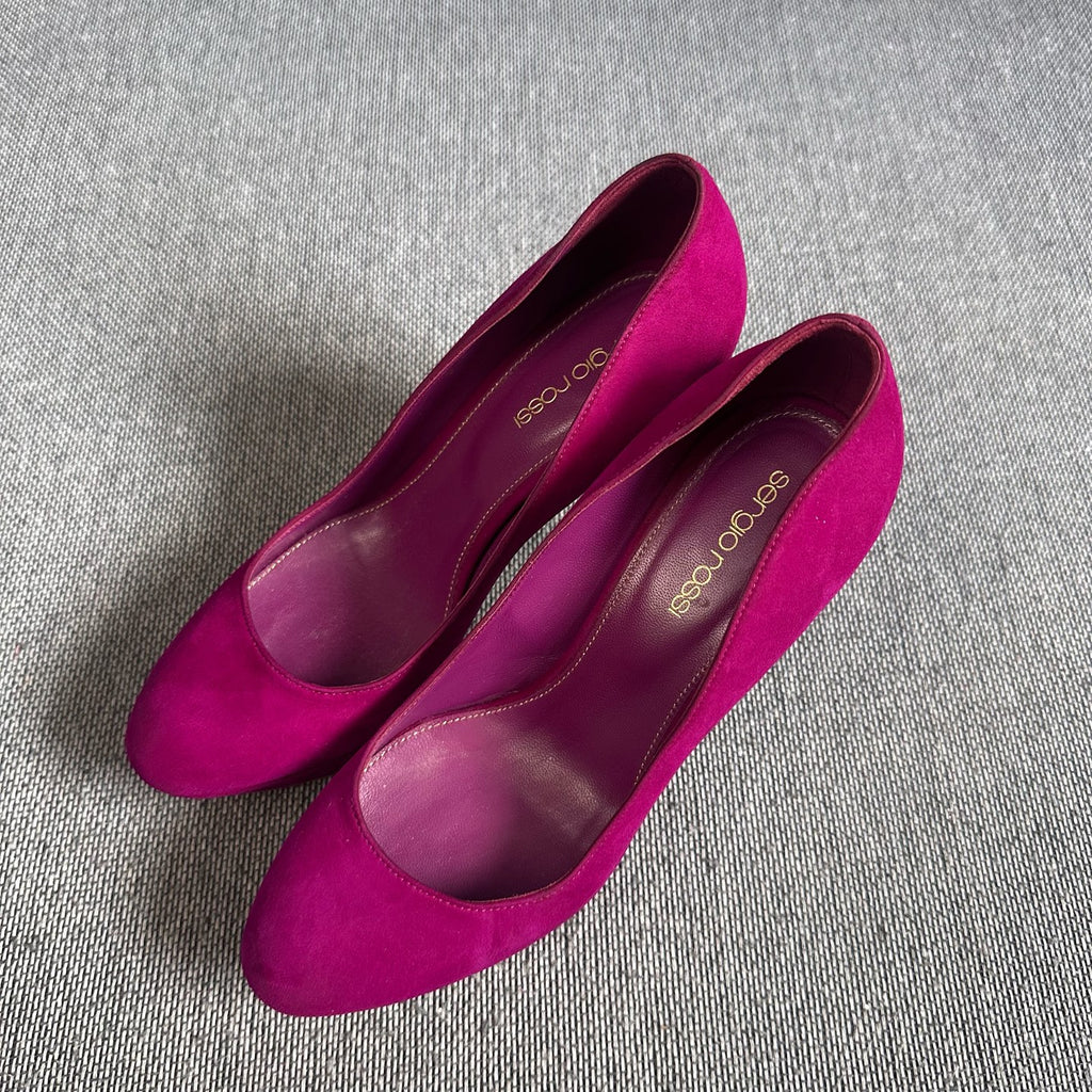 空白 Leather Red High heels