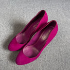 空白 Leather Red High heels