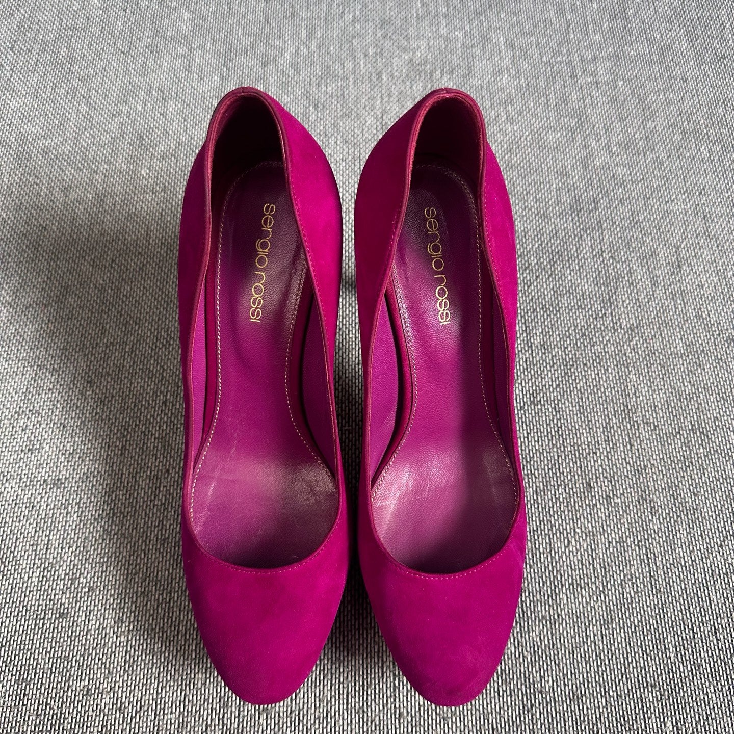 空白 Leather Red High heels