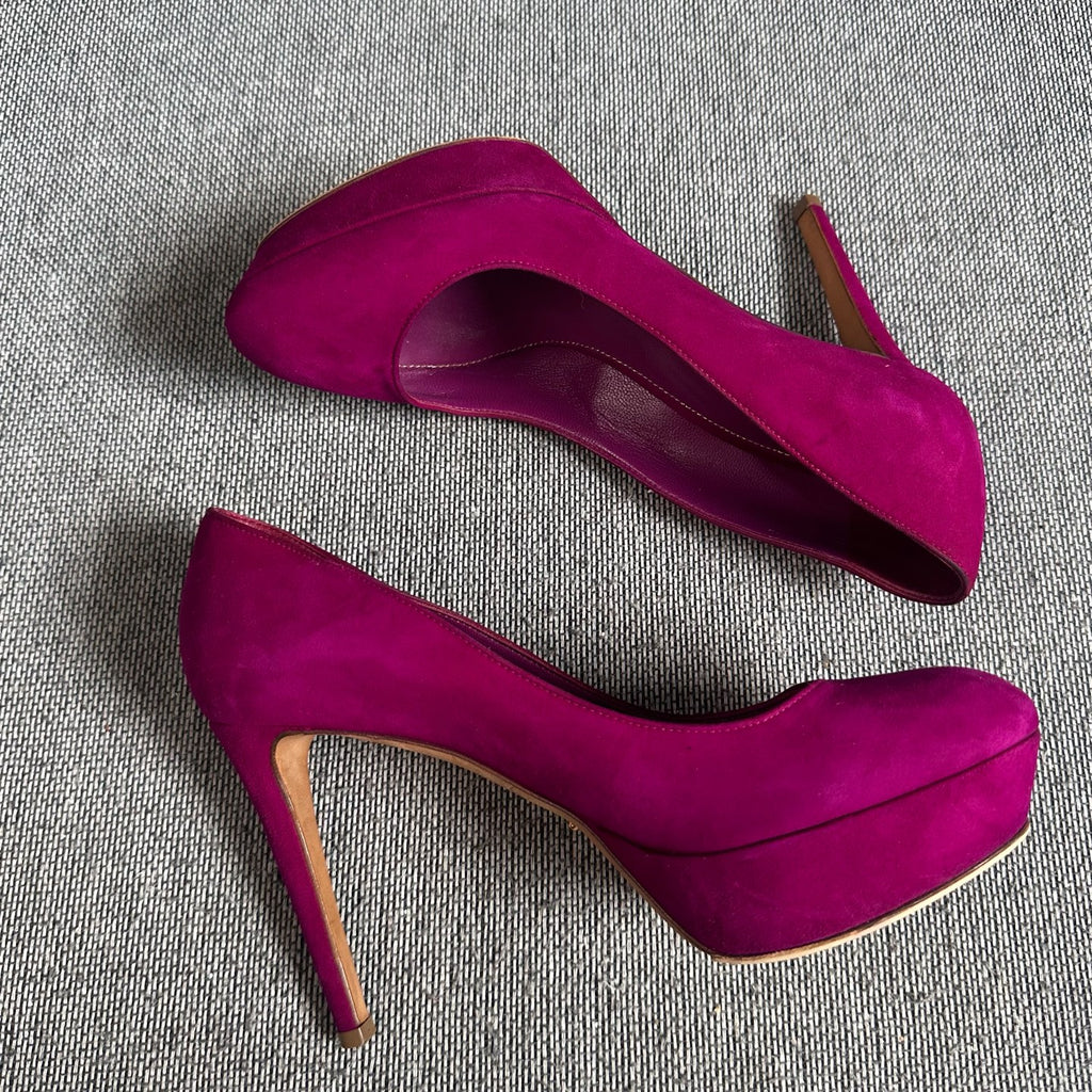 空白 Leather Red High heels