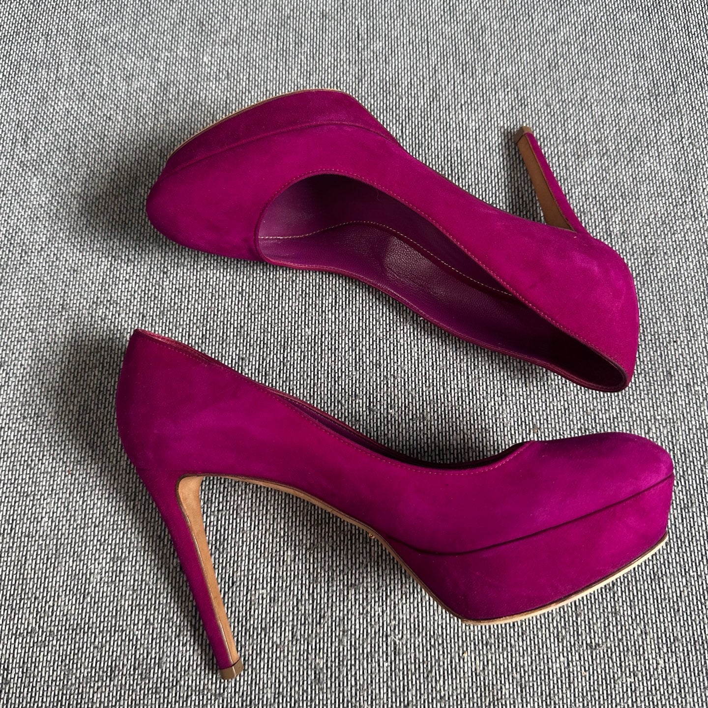 空白 Leather Red High heels