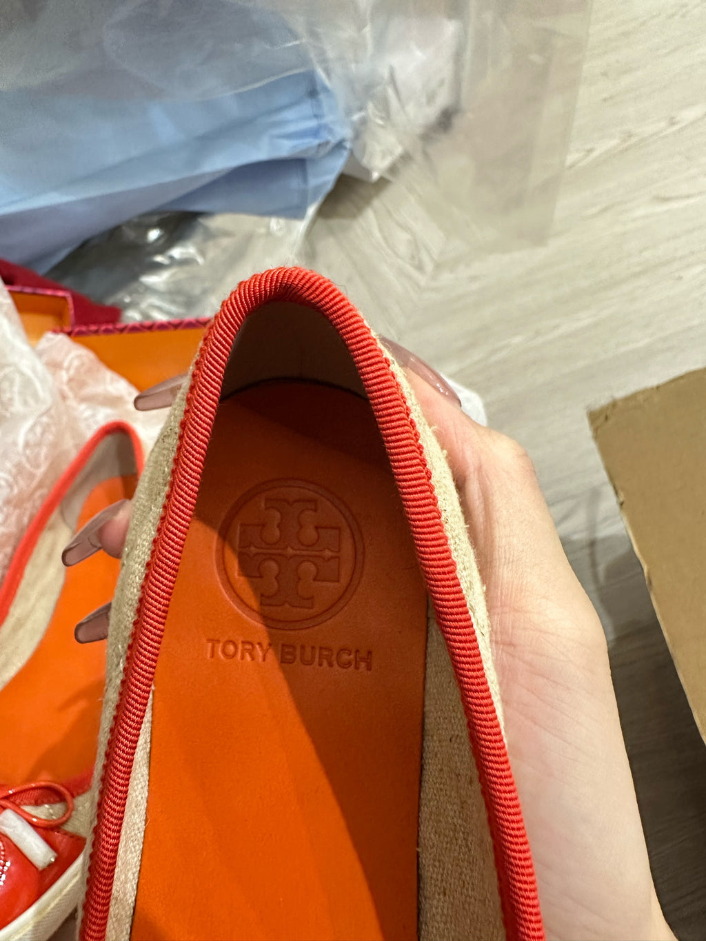Tory Burch Orange Flat shoes