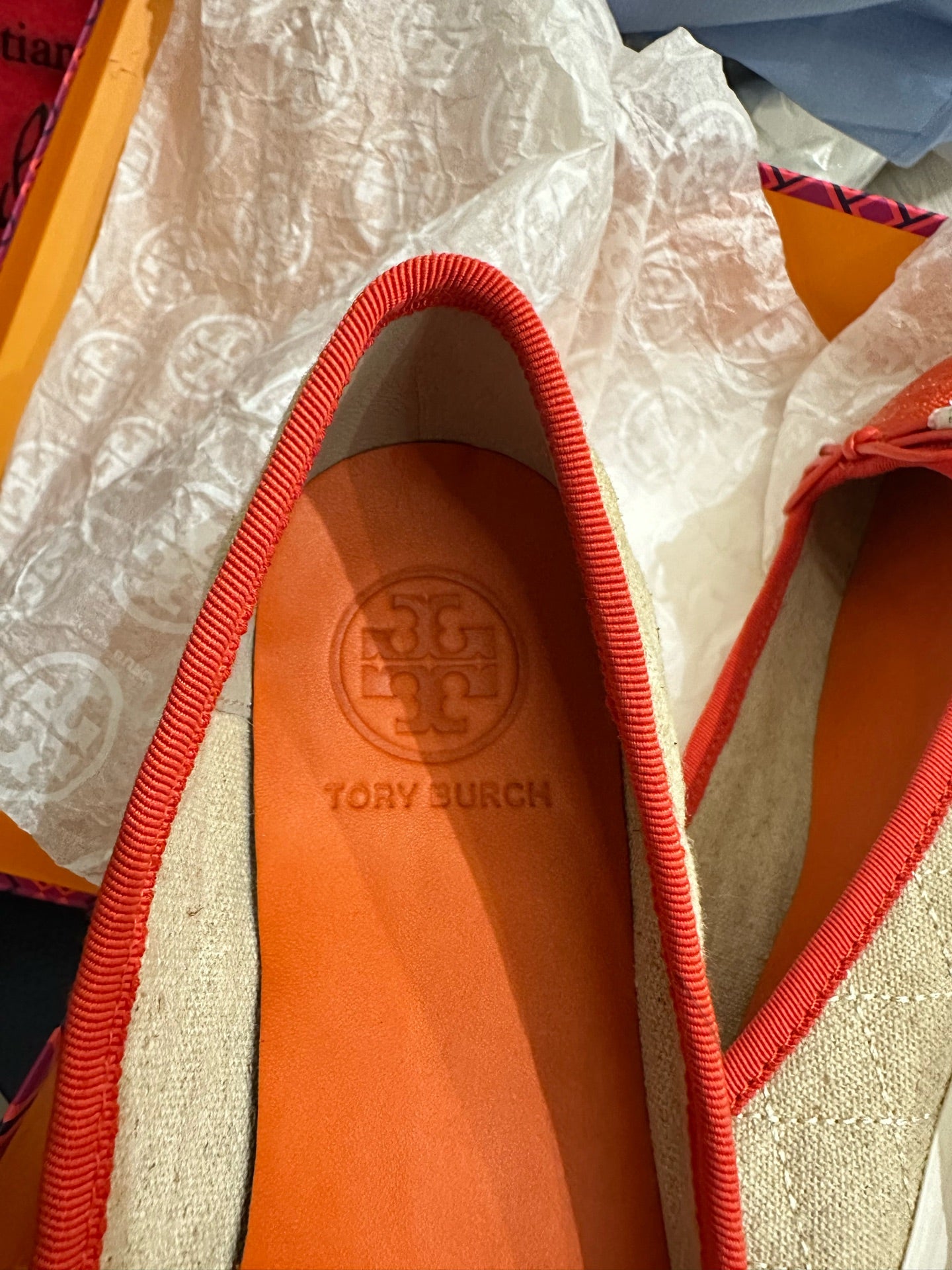 Tory Burch Orange Flat shoes