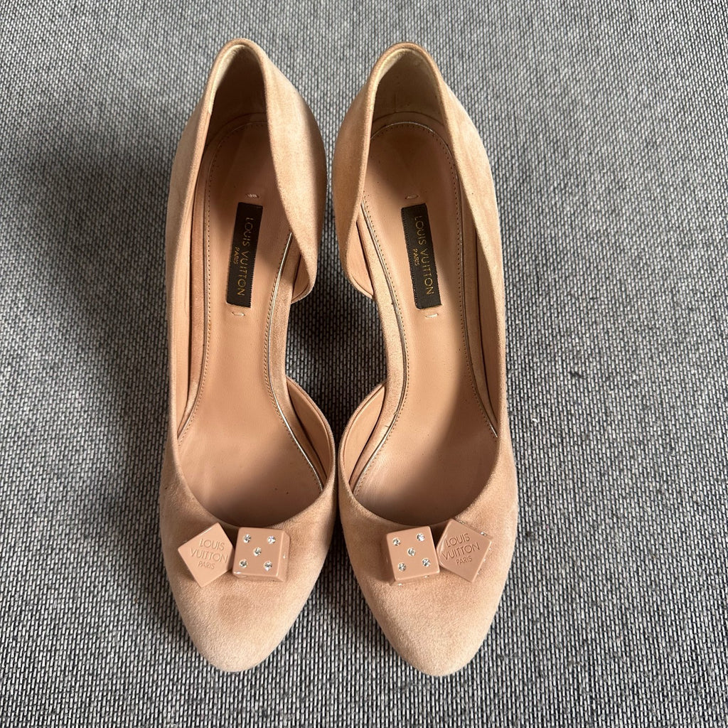 Louis Vuitton Alcantara High heels
