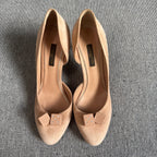 Louis Vuitton Alcantara High heels