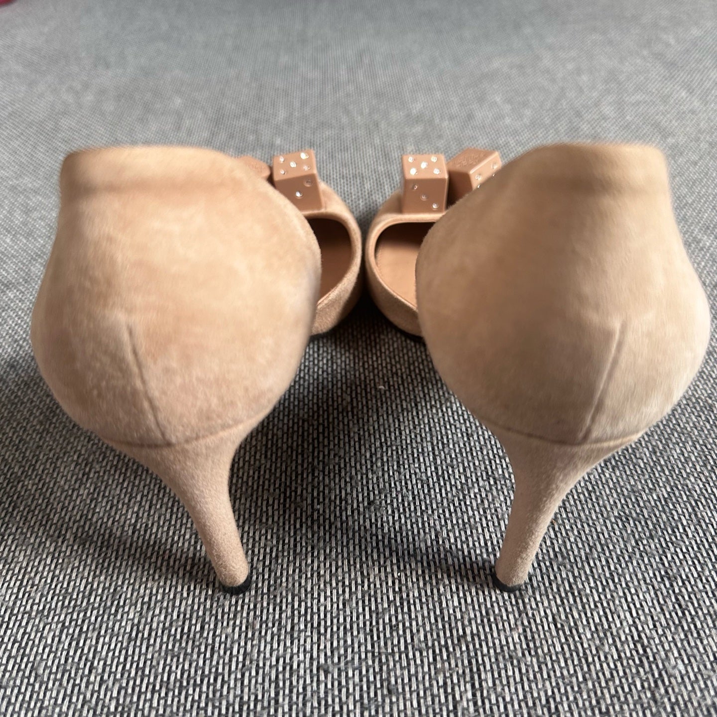 Louis Vuitton Alcantara High heels
