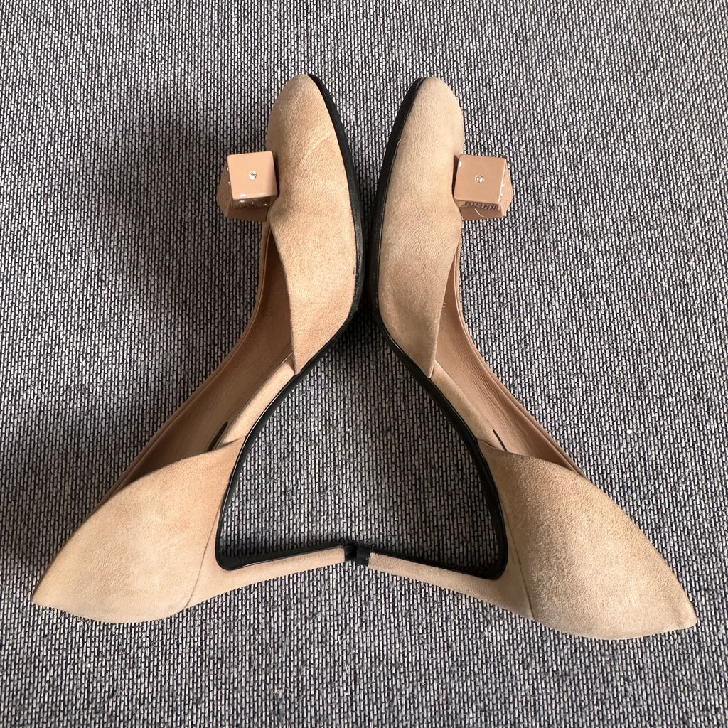 Louis Vuitton Alcantara High heels