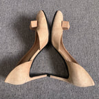 Louis Vuitton Alcantara High heels