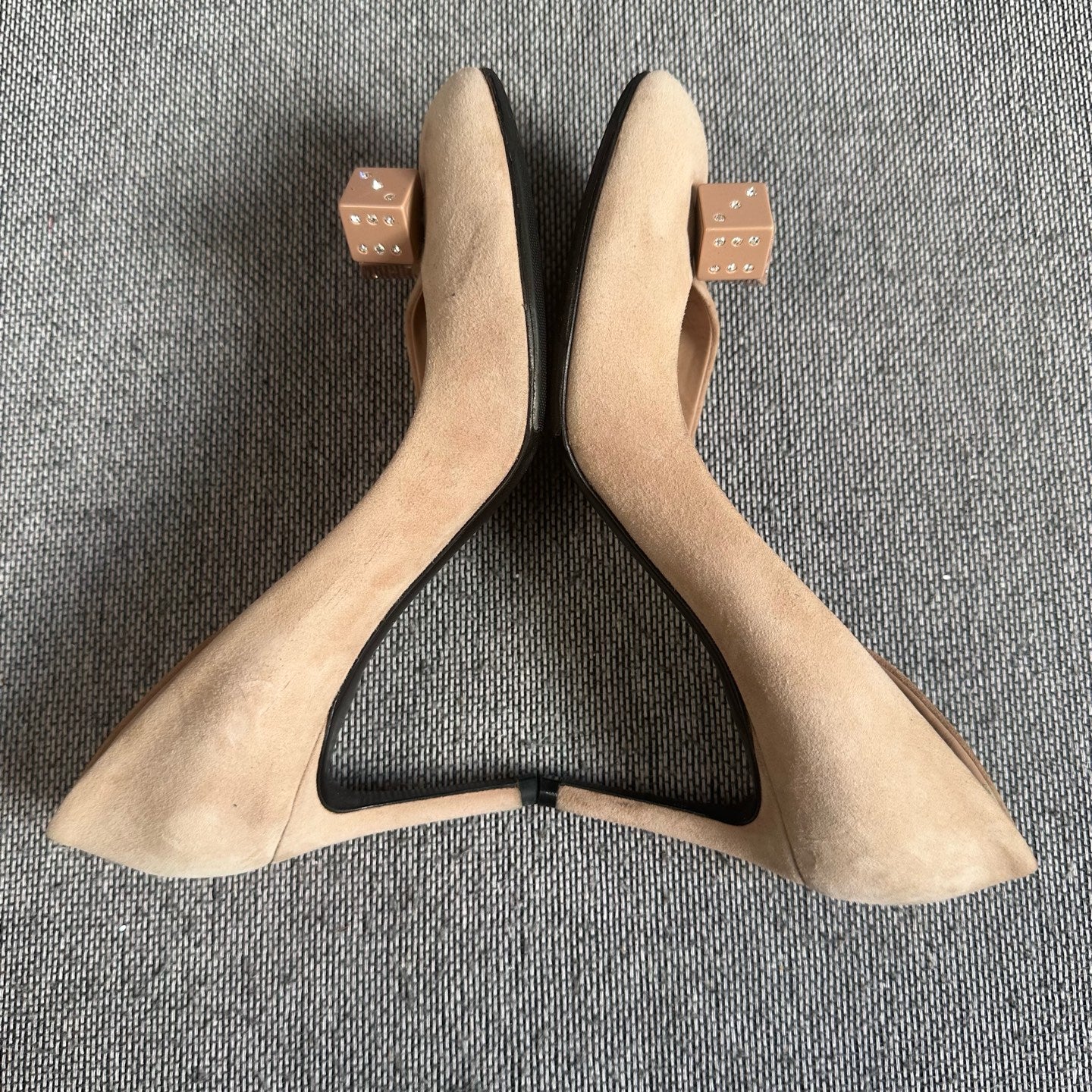 Louis Vuitton Alcantara High heels