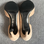 Louis Vuitton Alcantara High heels