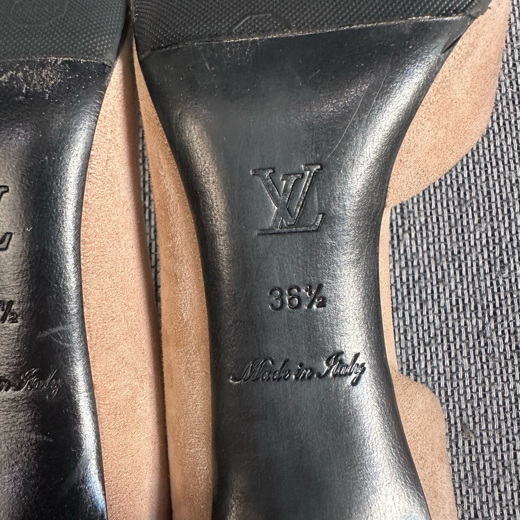 Louis Vuitton Alcantara High heels