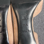 Louis Vuitton Alcantara High heels