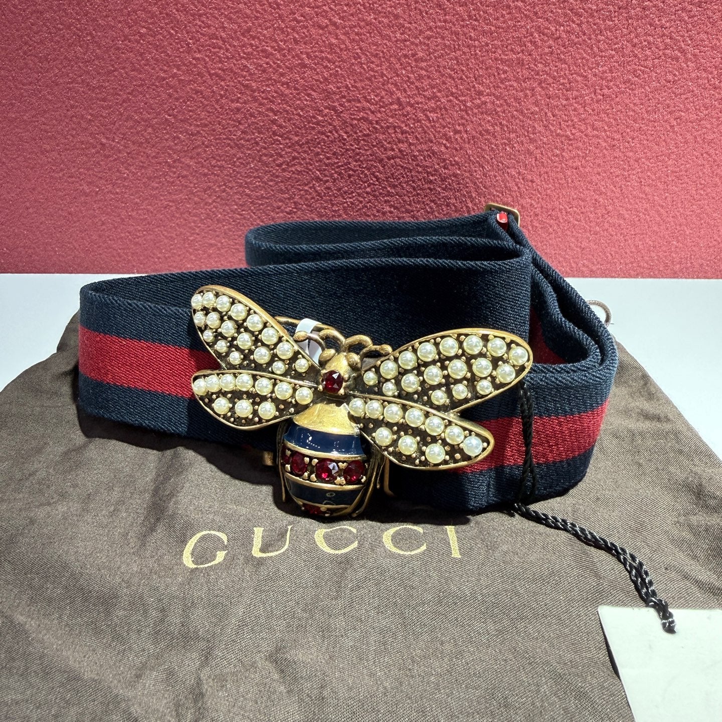 Gucci Blue Belt 453277-HGW2T-8479
