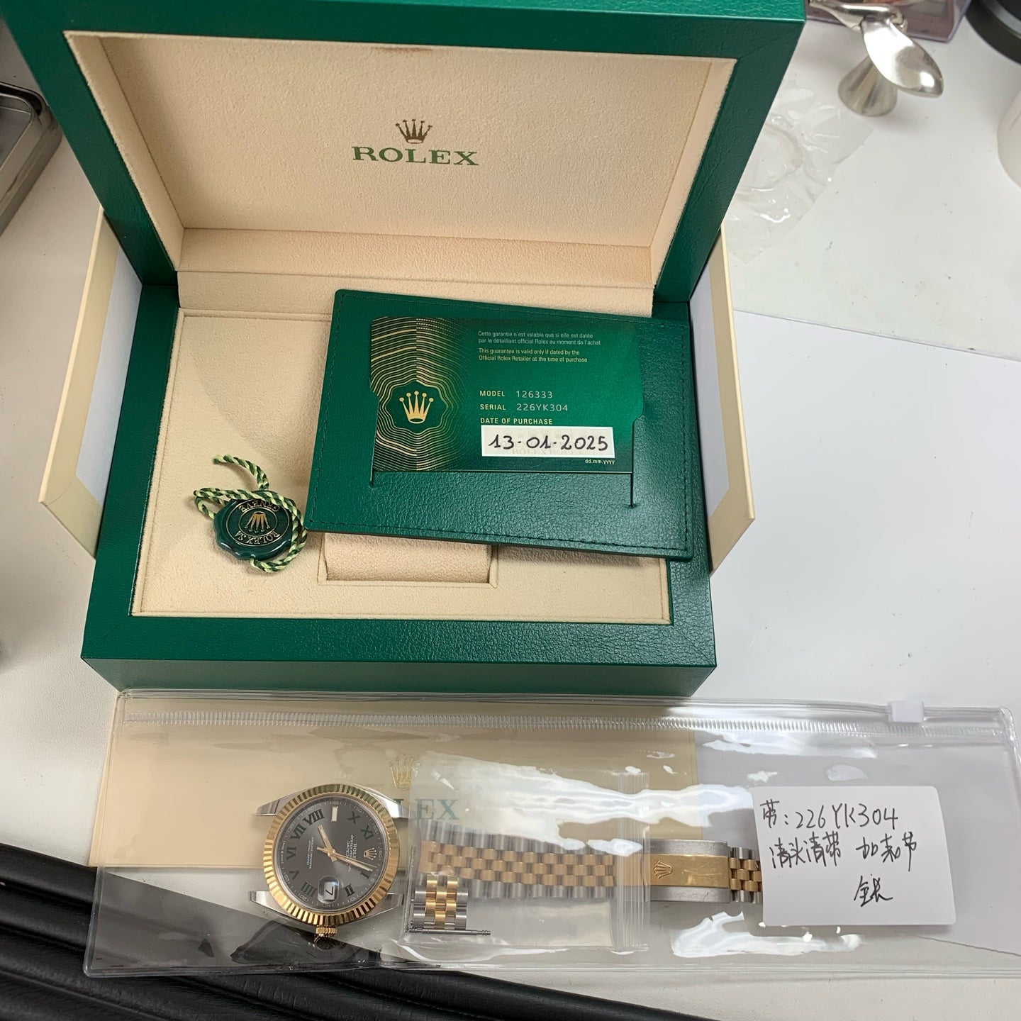 Rolex Log-based 41 millimeters m126333-0020