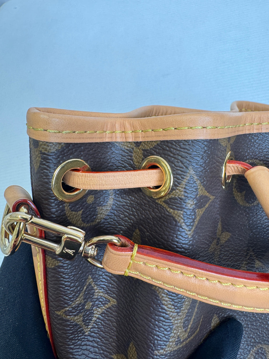 Louis Vuitton Canvas Bucket & Drawstring Bag
