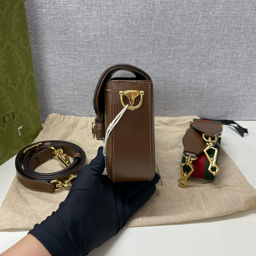 Gucci Gucci Horsebit 1955 Collection Saddle Bag 658574 HUHHG 8565