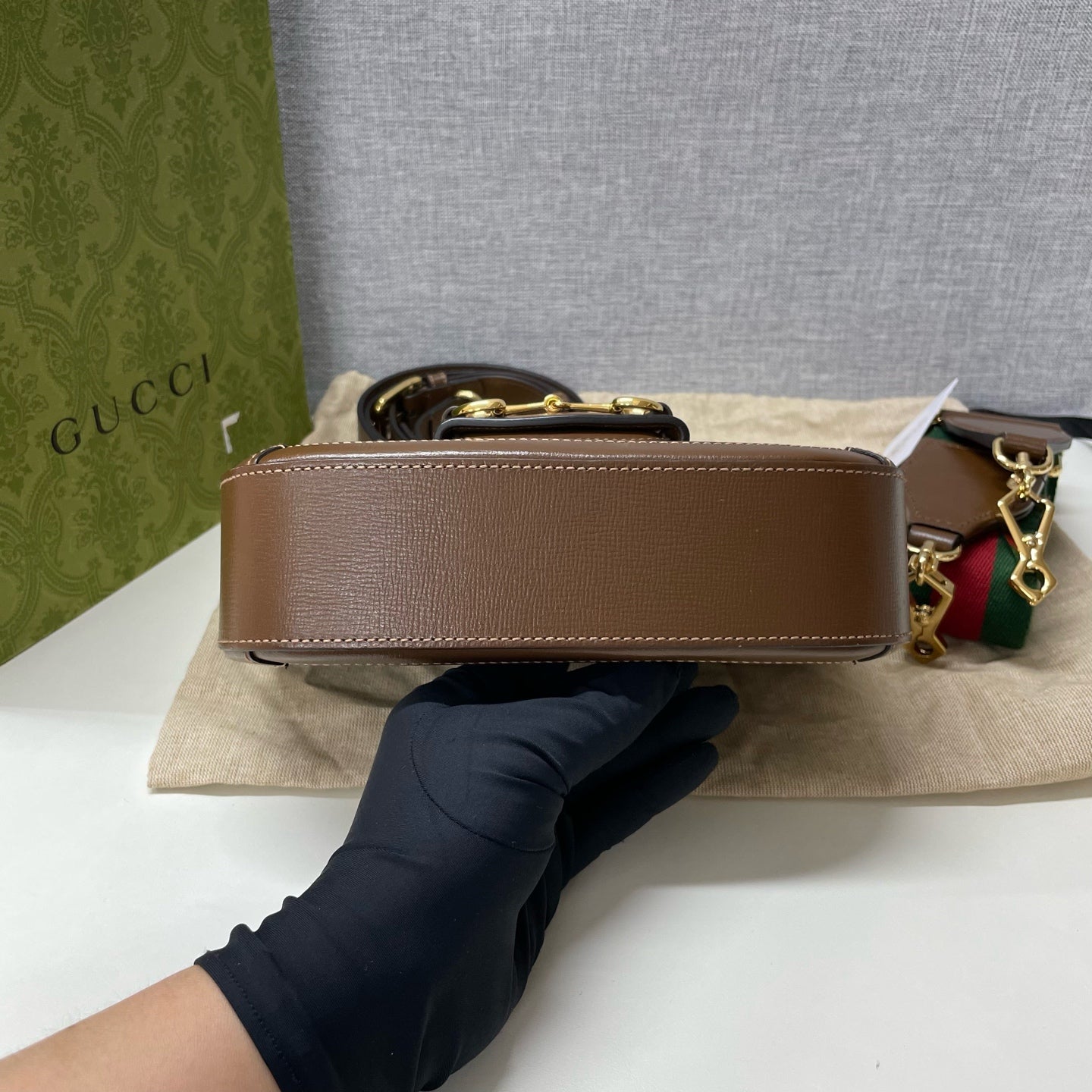 Gucci Gucci Horsebit 1955 Collection Saddle Bag 658574 HUHHG 8565