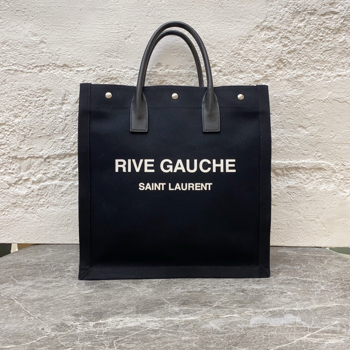 Saint laurent Canvas Black Tote