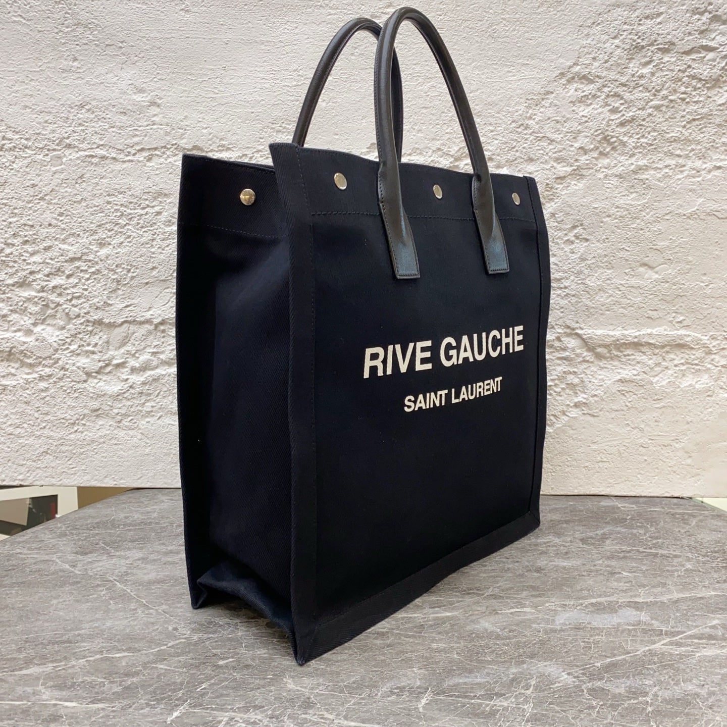 Saint laurent Canvas Black Tote