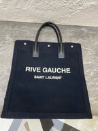 Saint laurent Canvas Black Tote