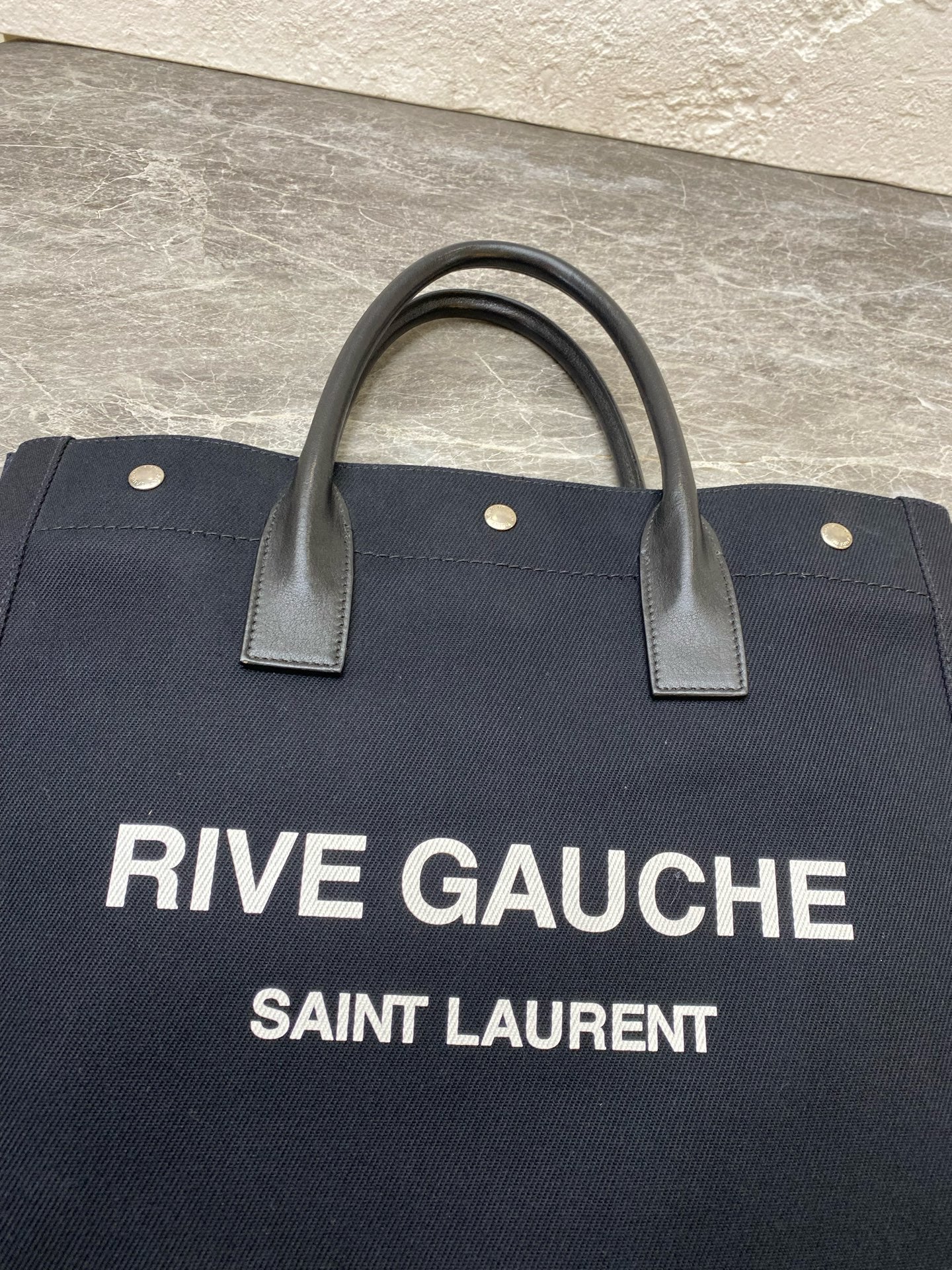 Saint laurent Canvas Black Tote