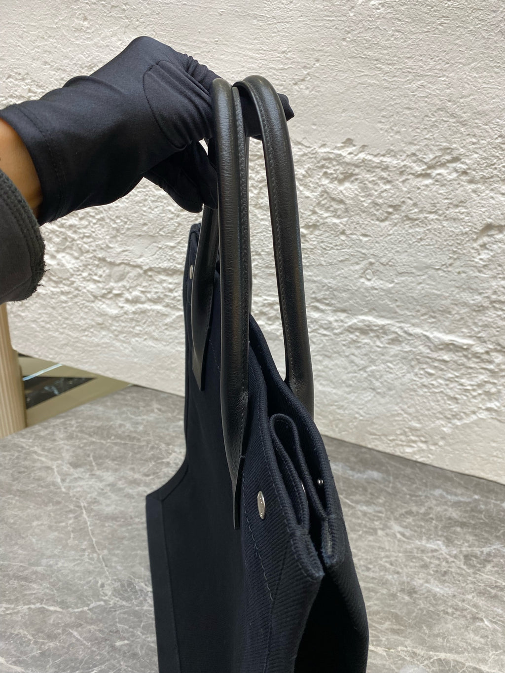 Saint laurent Canvas Black Tote