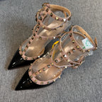 Valentino Leather Black High heels