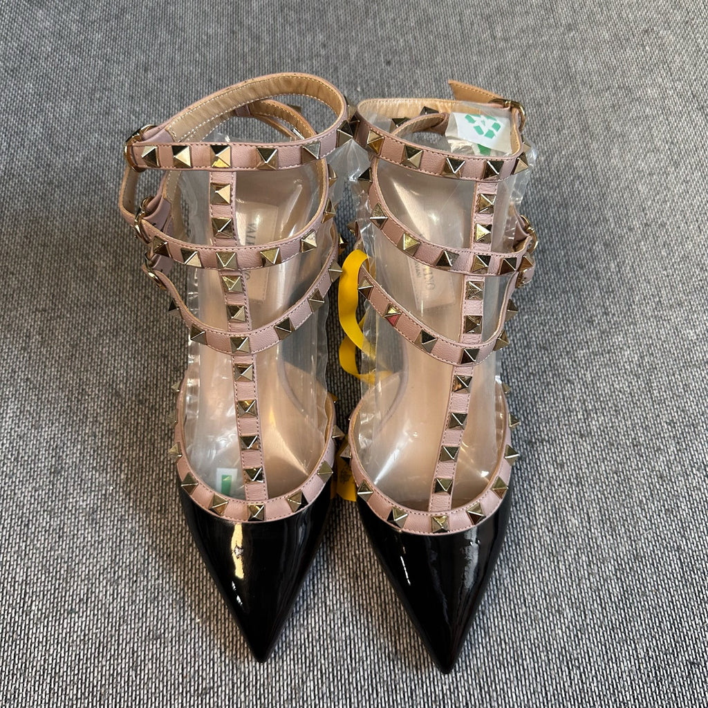 Valentino Leather Black High heels