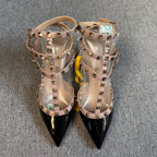 Valentino Leather Black High heels