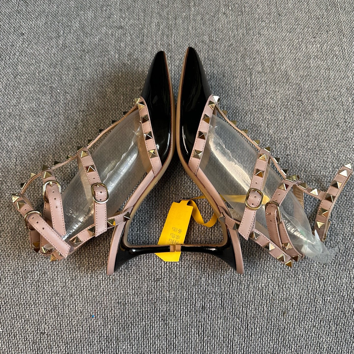 Valentino Leather Black High heels