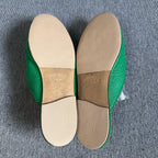 TOD'S Leather Green Flip flop