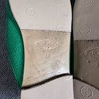TOD'S Leather Green Flip flop