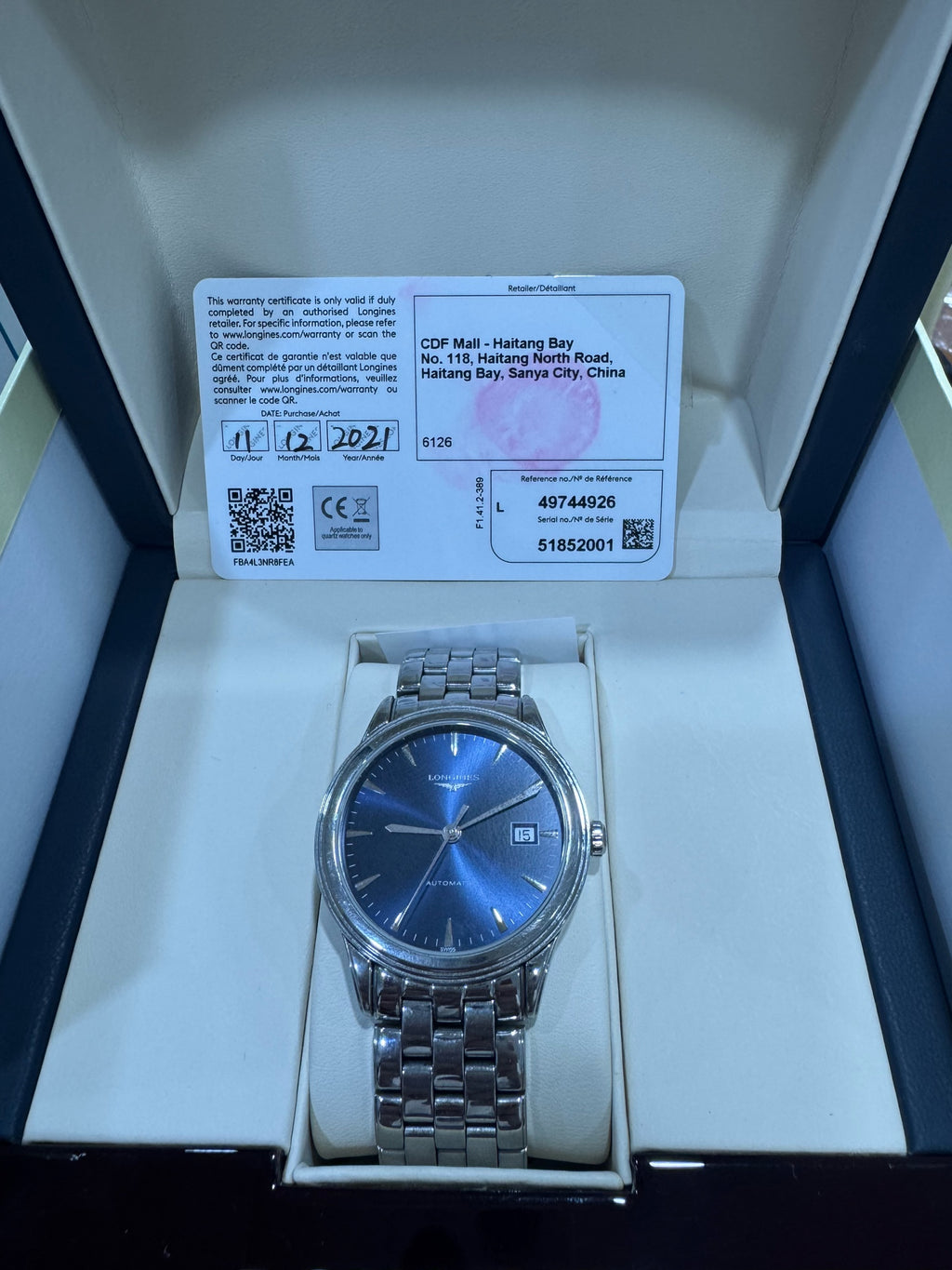 Longines Longines Military Flag Collection Mechanical watch 38.50mm L4.974.4.92.6
