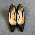 空白 Blue High heels