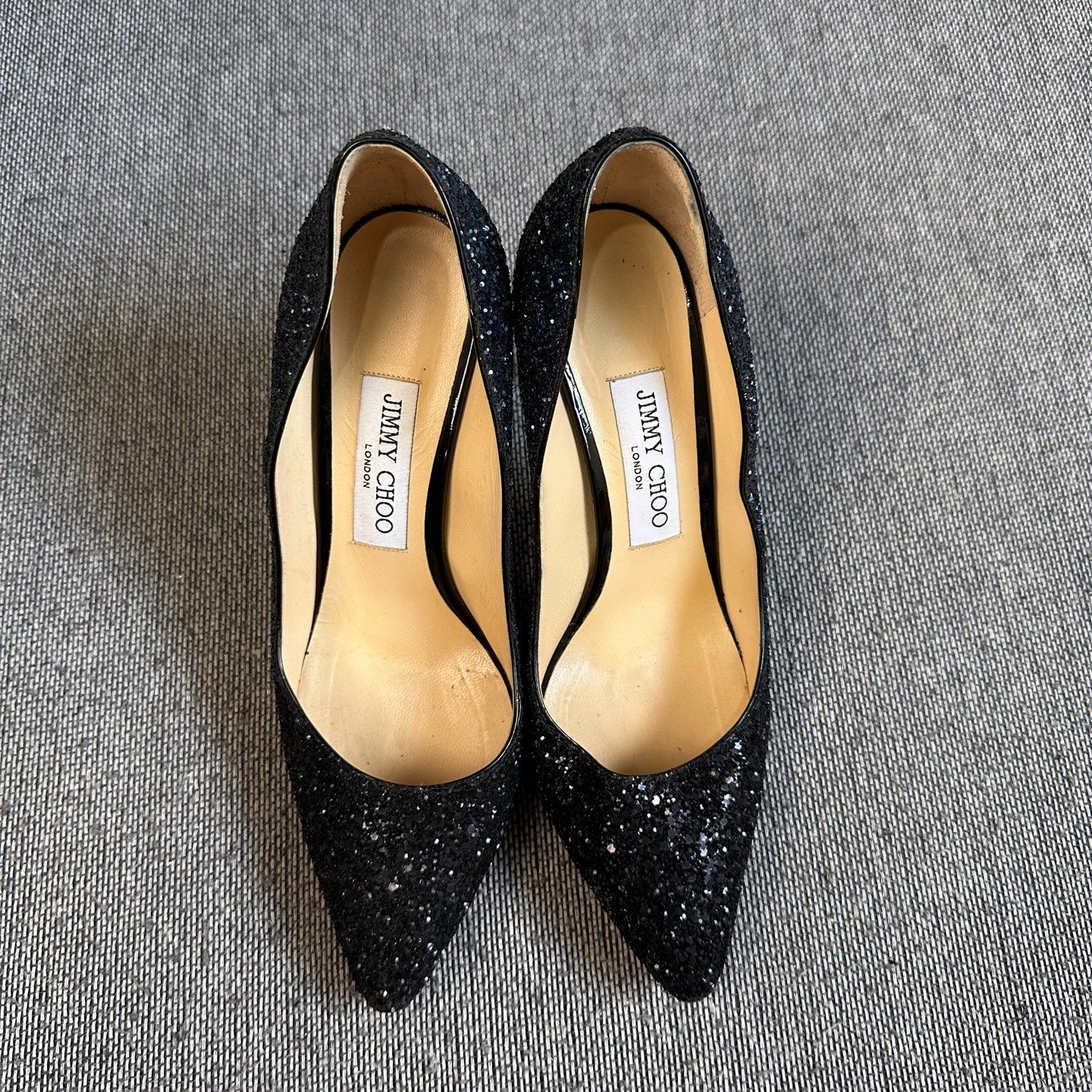 空白 Blue High heels