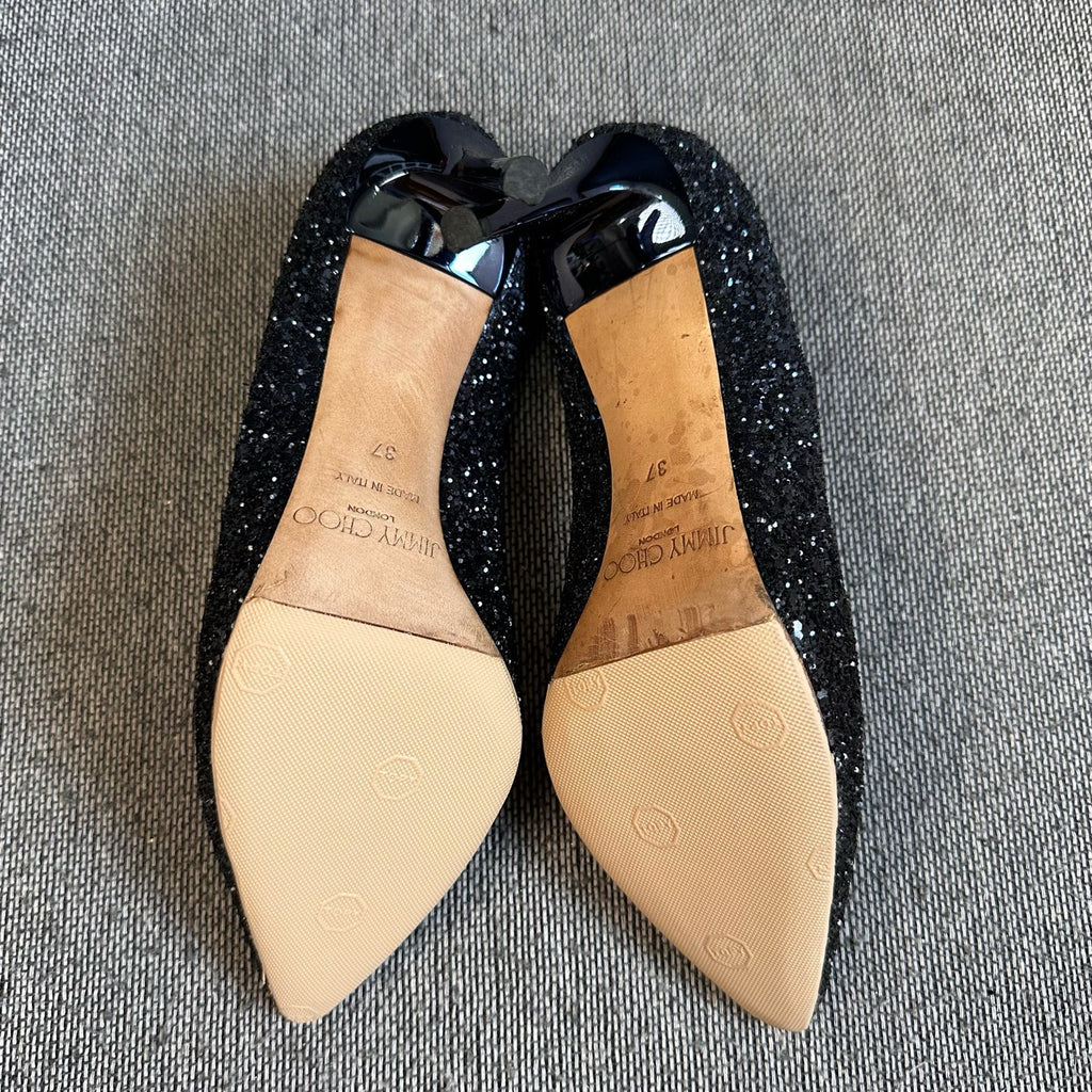 空白 Blue High heels