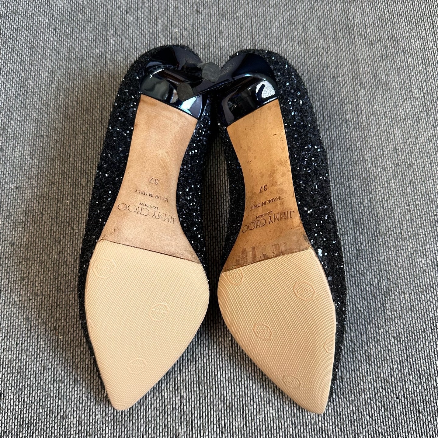空白 Blue High heels