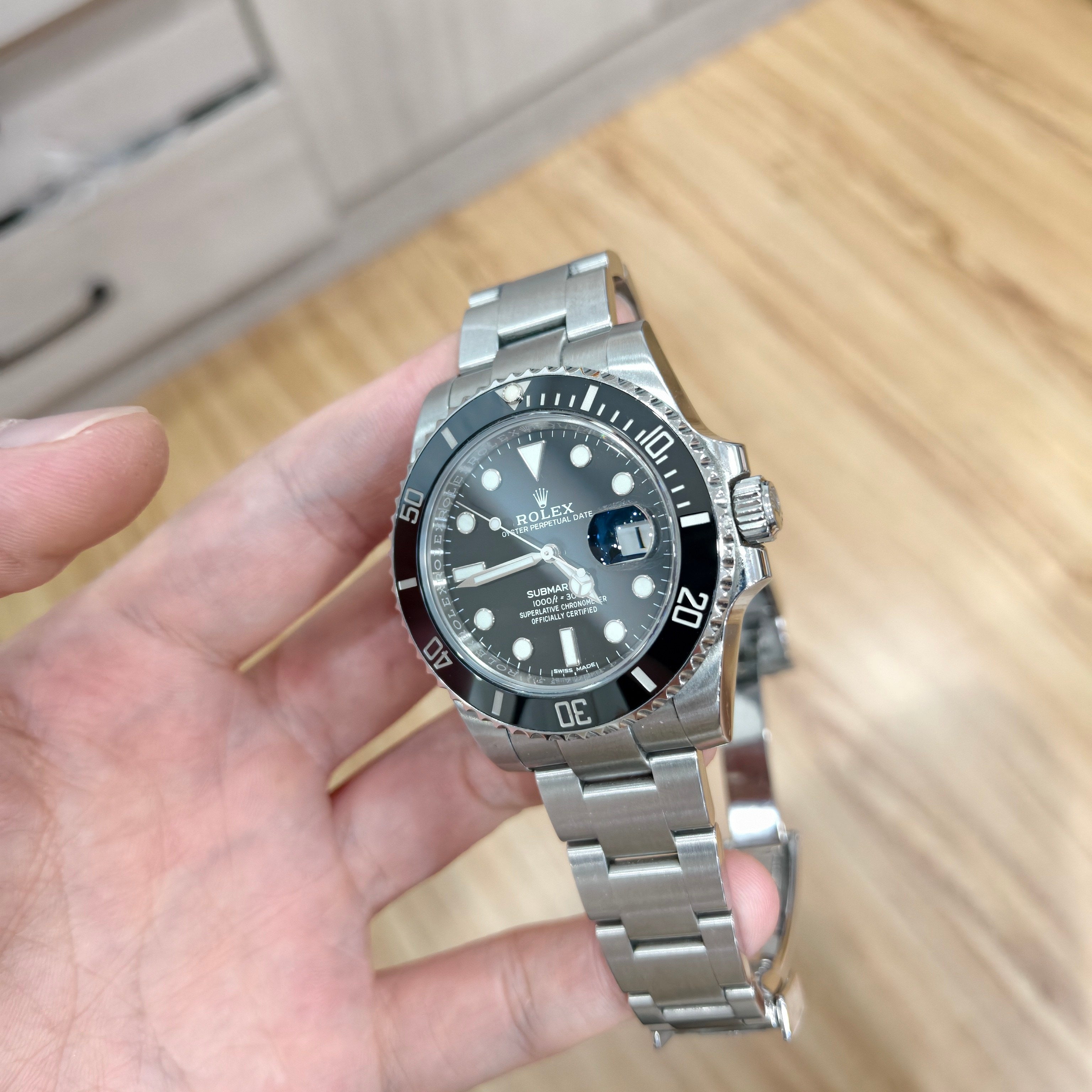 Rolex Submariner Date Automatic (self-winding) watch 40 millimeters m116610ln-0001