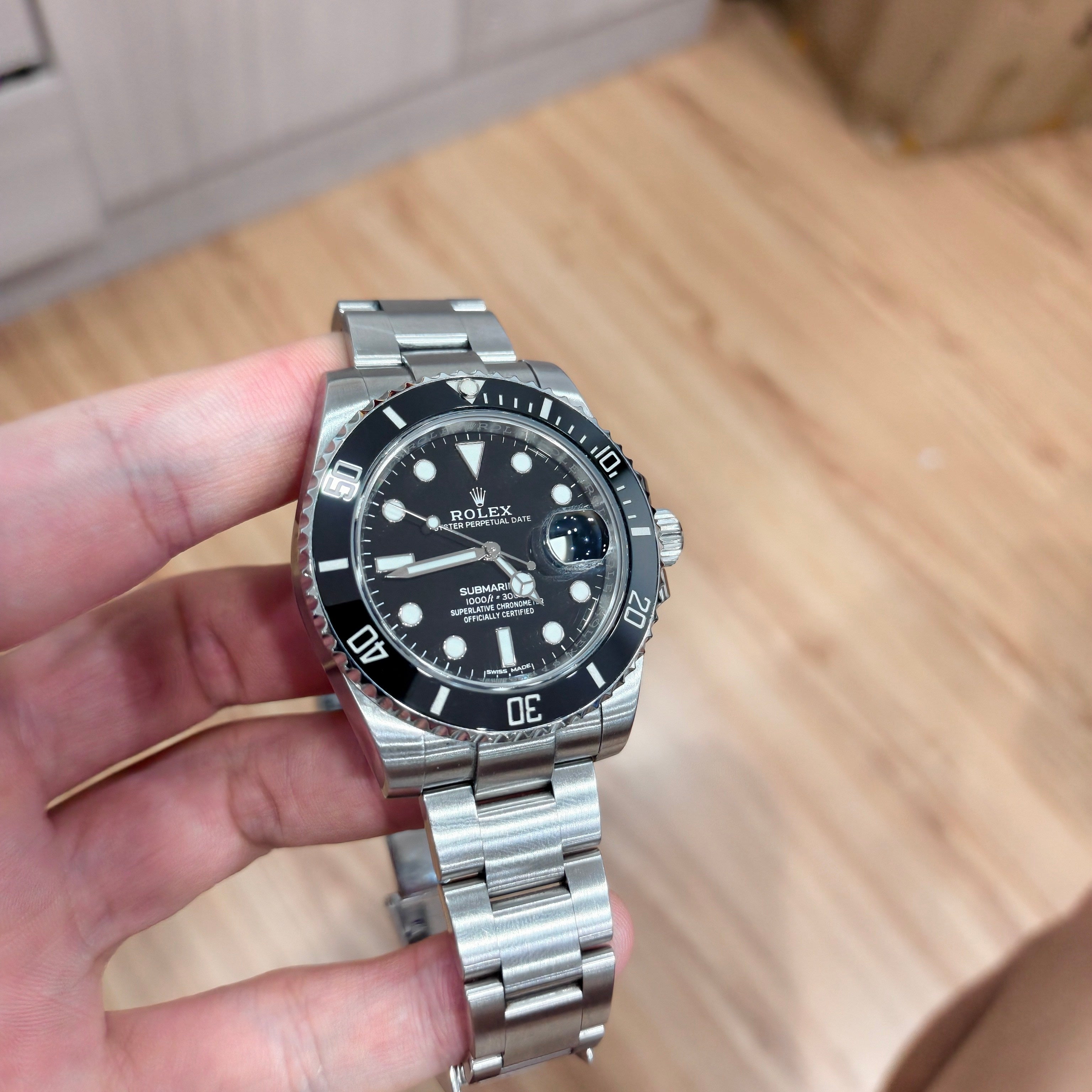 Rolex Submariner Date Automatic (self-winding) watch 40 millimeters m116610ln-0001