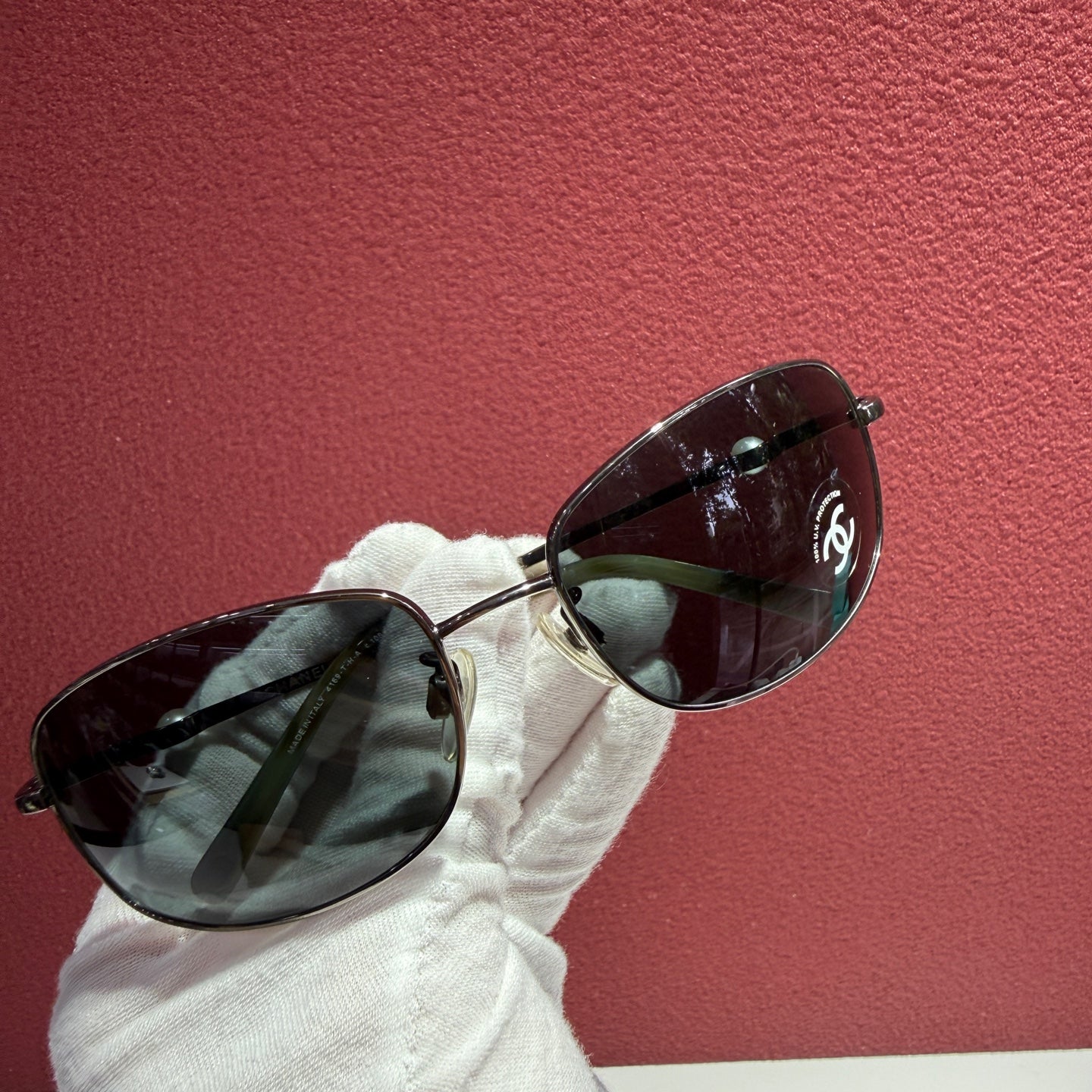 Chanel Silver Sunglasses
