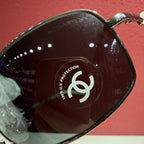 Chanel Silver Sunglasses