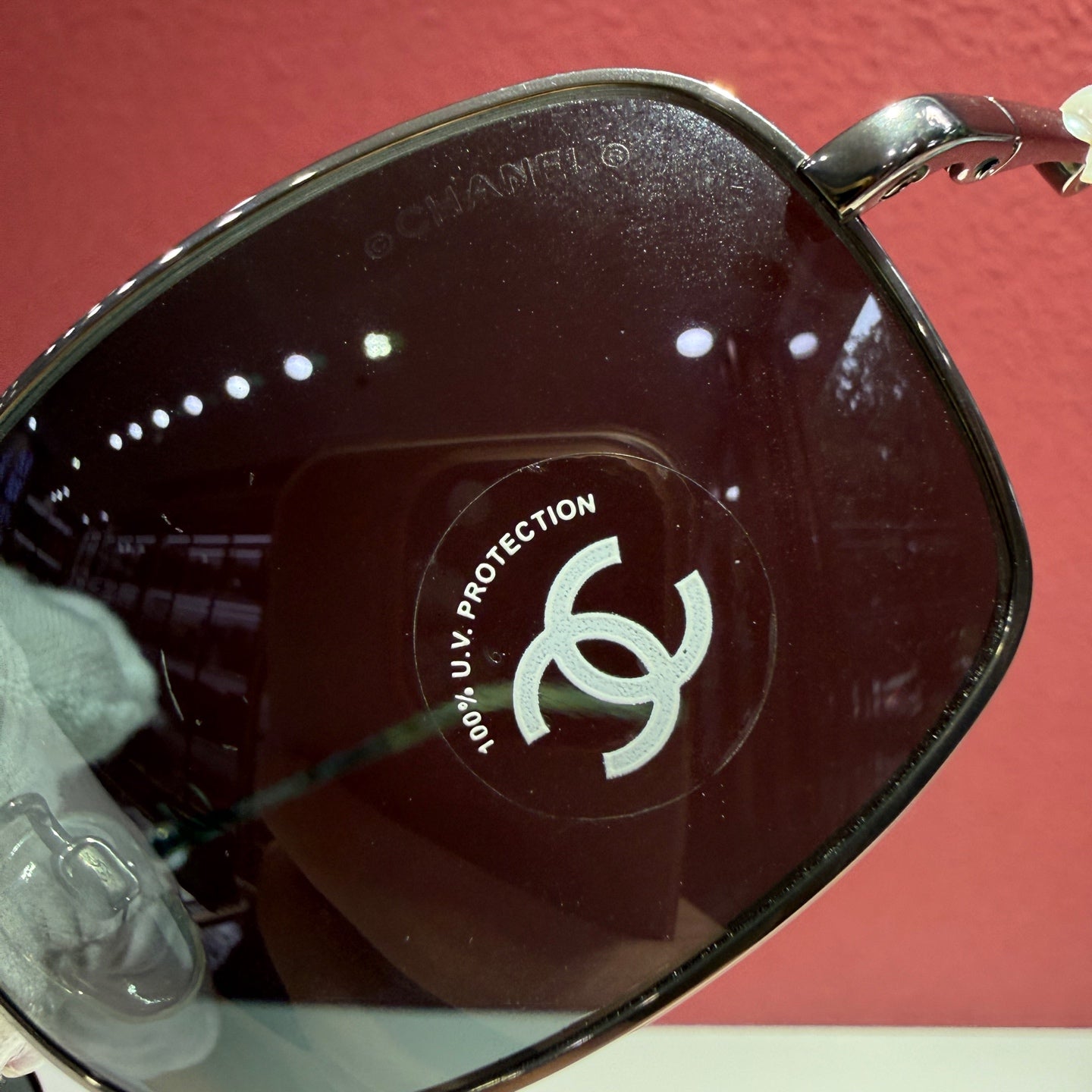 Chanel Silver Sunglasses