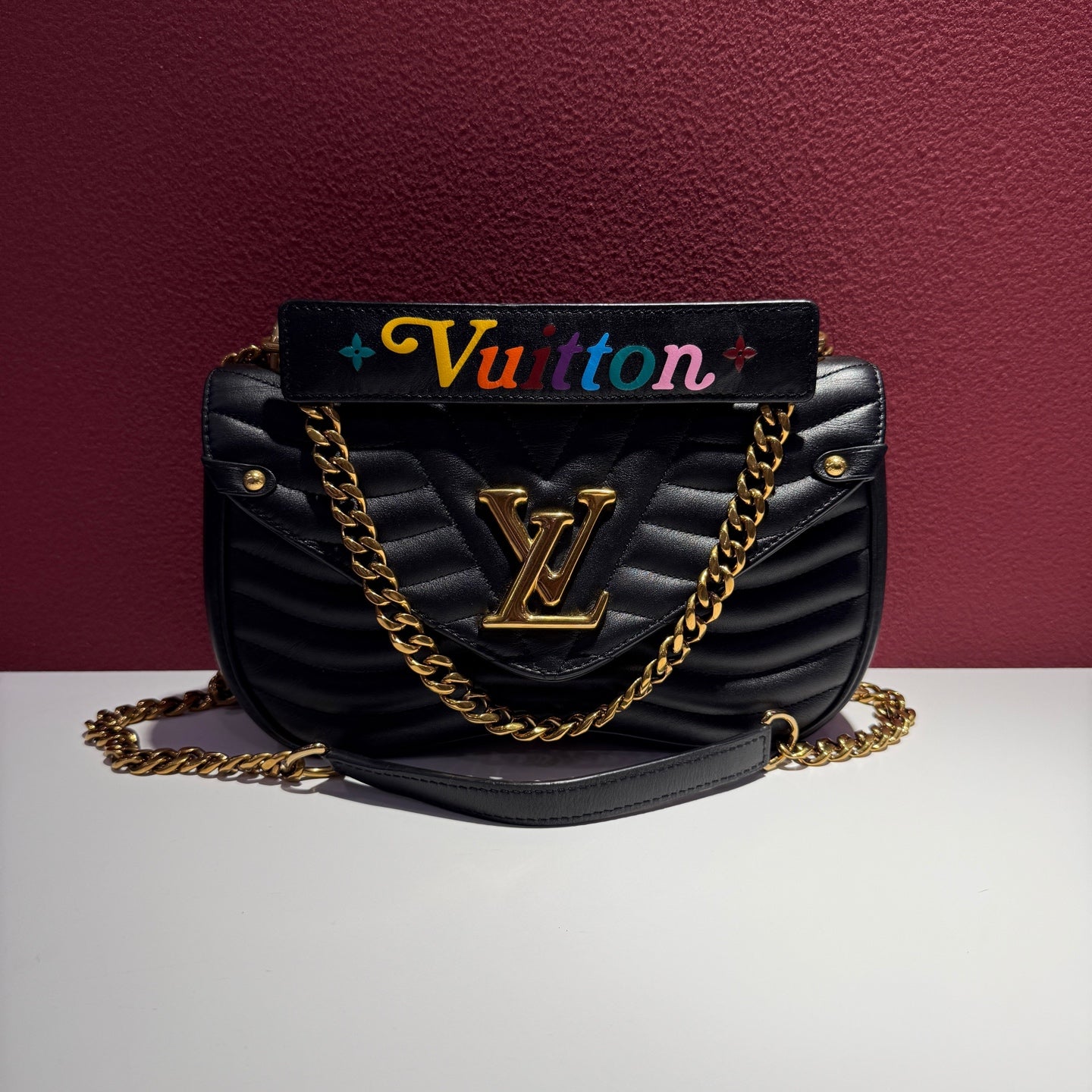Louis Vuitton Black Crossbody 25.0x15.0x7.5cm M51498